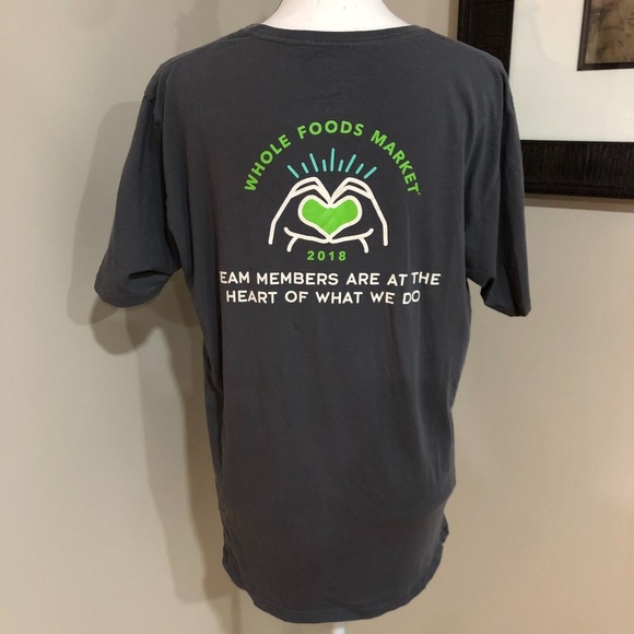 *WHOLE FOODS* Unisex Gray 2018 WFM Team Member - Picture 1 of 7